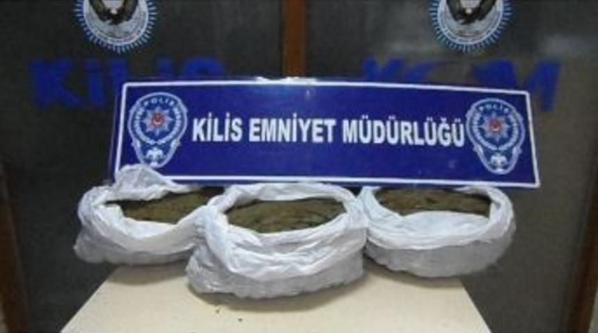 Kilis&rsquo;te 16 Kilo 800 Gram Esrar Yakalandı