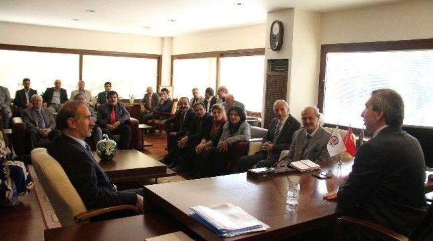 Halk Ozanları, Denizli B&uuml;y&uuml;kşehir Belediyesi&rsquo;ni Ziyaret Etti