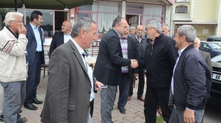 Başkan &Uuml;z&uuml;lmez Acısu&rsquo;da Kanaat &Ouml;nderleriyle Buluştu