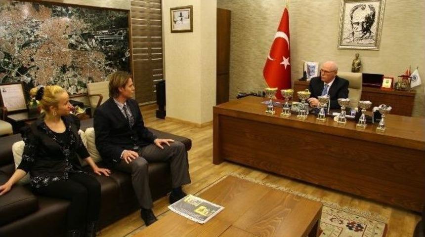 Dünya Şampiyonu Çiftten Başkan Kurt'a Ziyaret