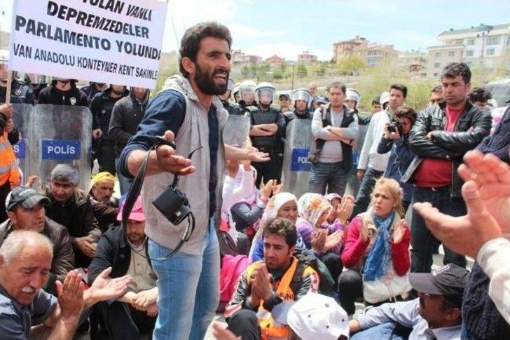 Vanlı Depremzedeler Ankara’ya Yürüyor G1