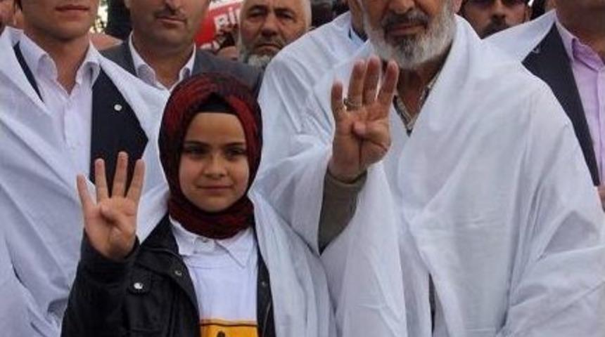 Sivas&rsquo;ta &lsquo;kefenli&rsquo; Mısır Protestosu