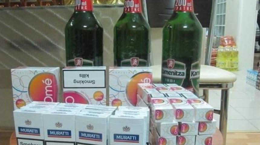 Kırklareli'de Ka&ccedil;ak İ&ccedil;ki Ve Gıda Operasyonu