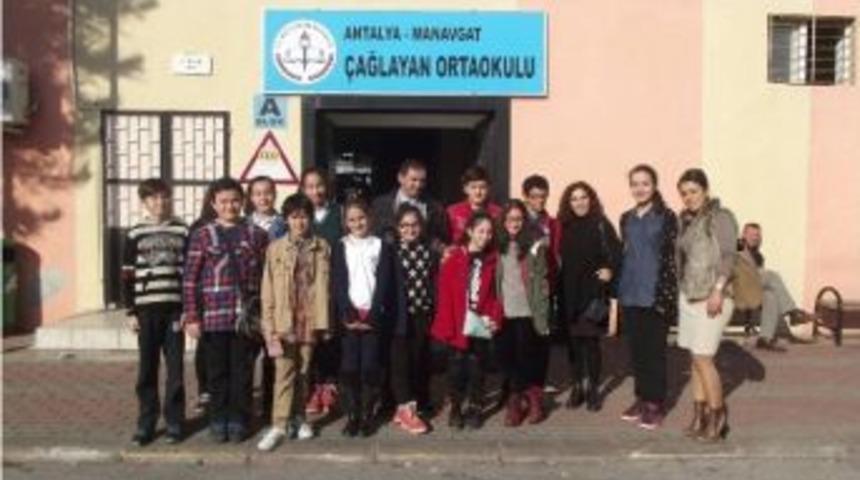 Manavgat &Ccedil;ağlayan Ortaokulu &Ouml;ğrencileri Estonya'ya Gidiyor