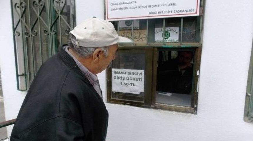 &Ouml;demiş Halkı, İmam Birgivi Mezarlığına Giriş &Uuml;creti Alınmasına Tepki G&ouml;sterdi