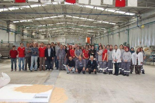 Kaleporselen Tesisleri Çan’da Açılarak İlk Üretimini Gerçekleştirdi