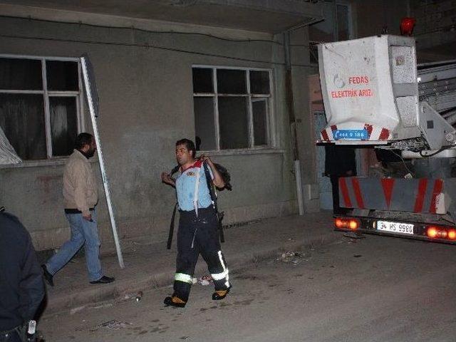 Elazığ'da Öğrenci Evi Yandı