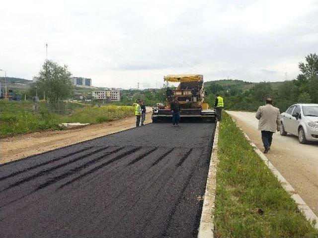 Düzce Üniversitesi Yolu Asfaltlanıyor