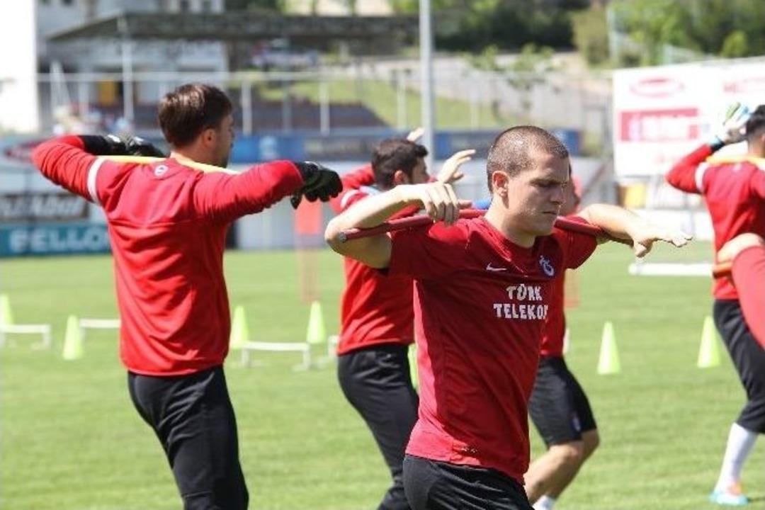 Trabzonspor, Bursaspor Ma&ccedil;ının Hazırlıklarını S&uuml;rd&uuml;rd&uuml;