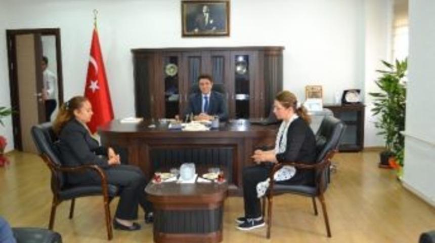 Belediye Eşbaşkanı Kaymakam S&ouml;nmezay'ı Ziyaret Etti