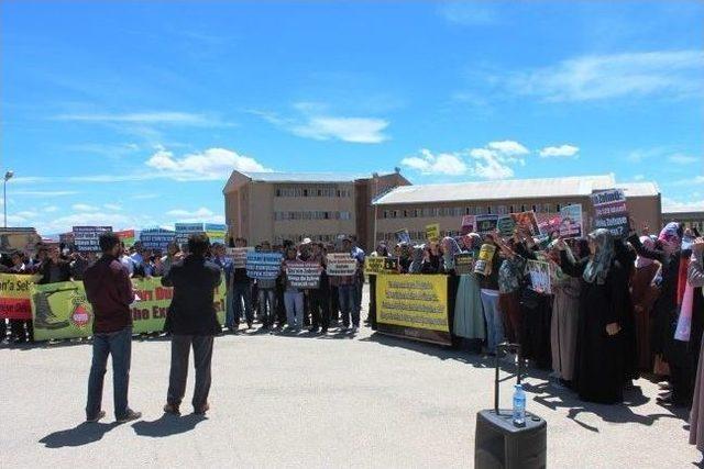 Yyü Öğrencileri Mısır’daki İdam Kararlarını Protesto Etti