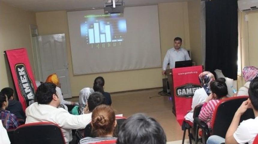 Gamek, Gen&ccedil;leri Madde Bağımlılığına Karşı Uyardı