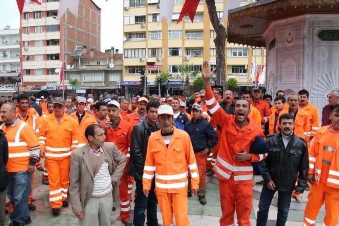 2 Ay &Uuml;cretsiz İzne &Ccedil;ıkarılan 200 İş&ccedil;i Eylem Yaptı