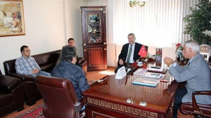 Ağrı Milli Eğitim M&uuml;d&uuml;r&uuml; Dursun&rsquo;dan Agc&rsquo;ye Ziyaret