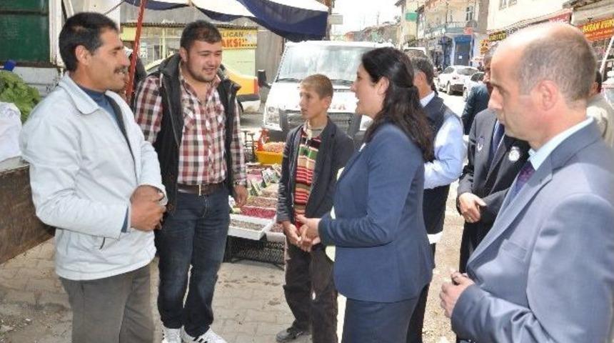 Kadın Belediye Başkanından Esnaf Ziyareti
