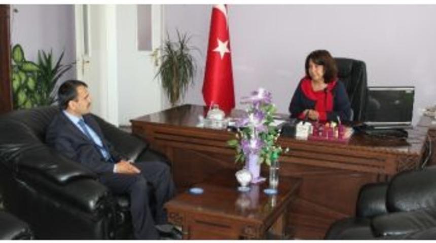 M&uuml;d&uuml;r Aydın&rsquo;dan Başkan Yetişkin&rsquo;e Ziyaret
