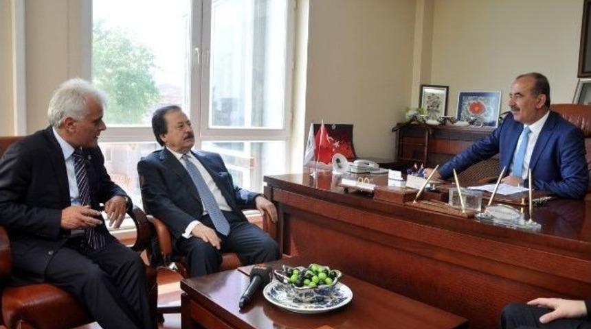 Cavit &Ccedil;ağlar&rsquo;dan T&uuml;rkyılmaz&rsquo;a Hayırlı Olsun Ziyareti