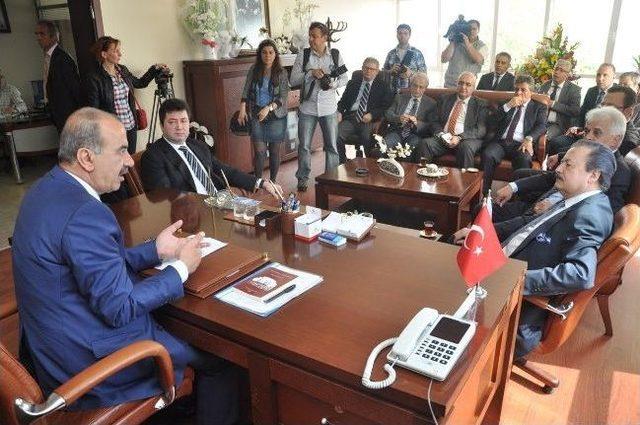 Cavit Çağlar’dan Türkyılmaz’a Hayırlı Olsun Ziyareti