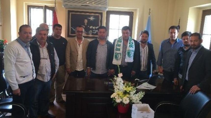 Bodrumsporlu Y&ouml;neticilerden Başkanlara Ziyaret