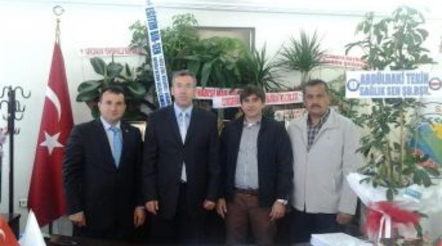 Eskişehir Sağlık Sen'den Başkan G&uuml;ler'e Ziyaret