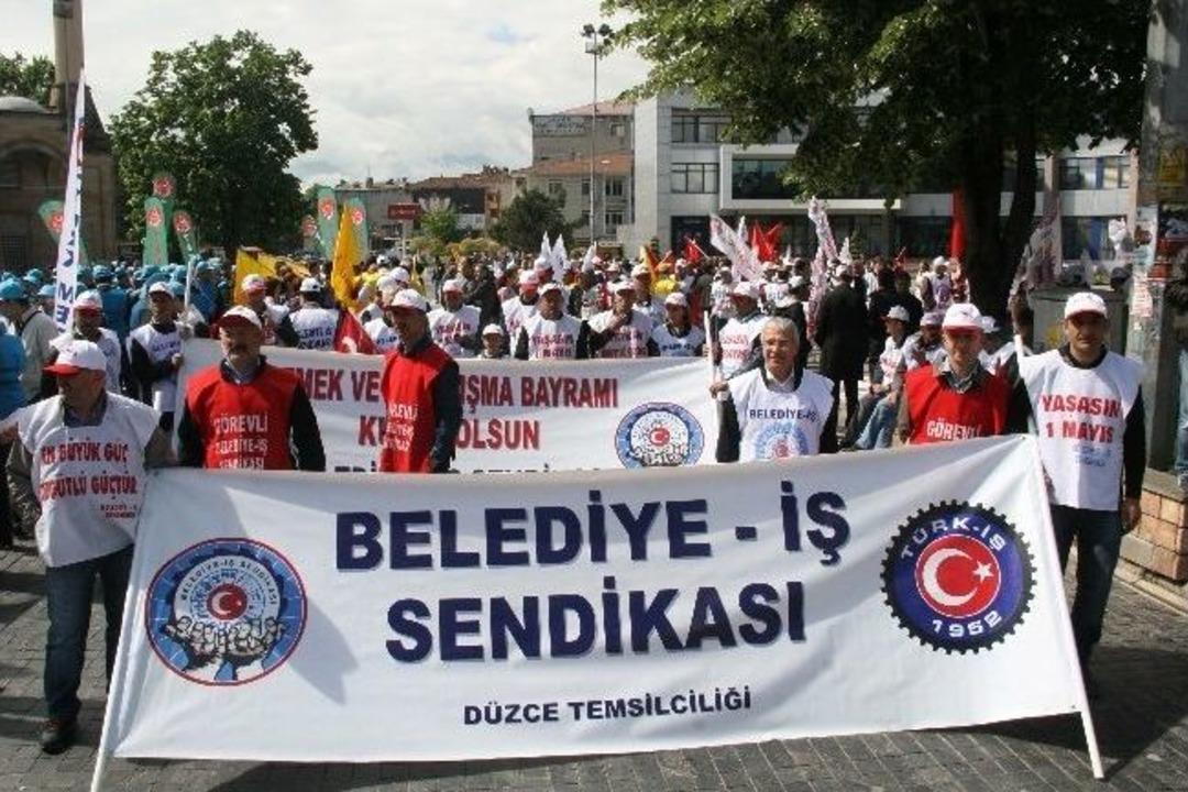 D&uuml;zce&rsquo;de 1 Mayıs Kutlamalarında Hdp Gerginliği