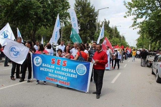 Manisa'da 1 Mayıs Kutlamaları