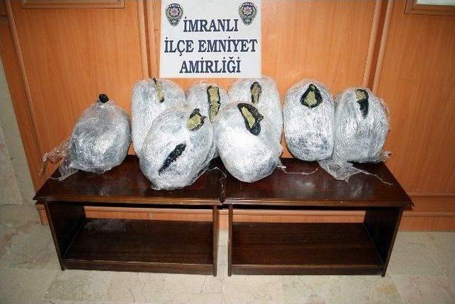 Sivas’ta 25 Kilo Uyuşturucu Madde Ele Geçirildi