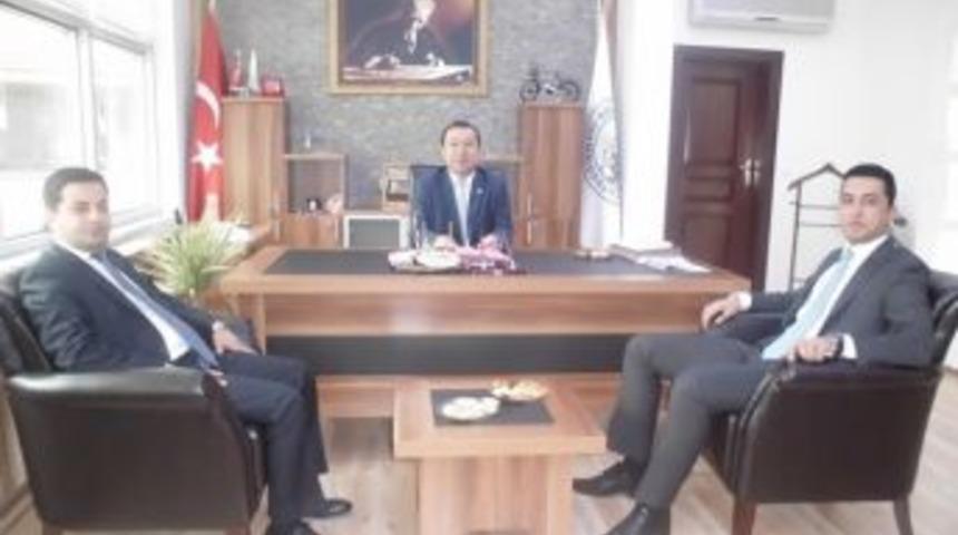 G&ouml;k&ccedil;ebey Ve Devrek Kaymakamlarından Başkan Gebeş&rsquo;e Ziyaret