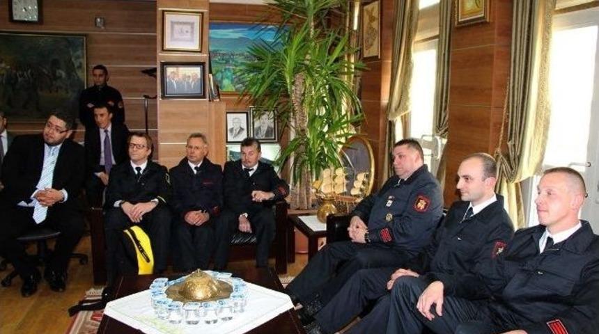 Alman İtfaiyeciler Bolu&rsquo;ya Geldi