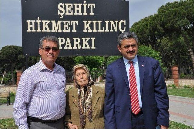 Nazilli'de Şehit Hikmet Kılınç’ın Adı Parka Verildi