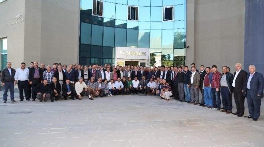 Taksicilerden Başkan Tahmazoğlu&rsquo;na Ziyaret