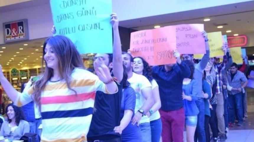 Yeşilyurt Avm&rsquo;de Dans Etkinliği