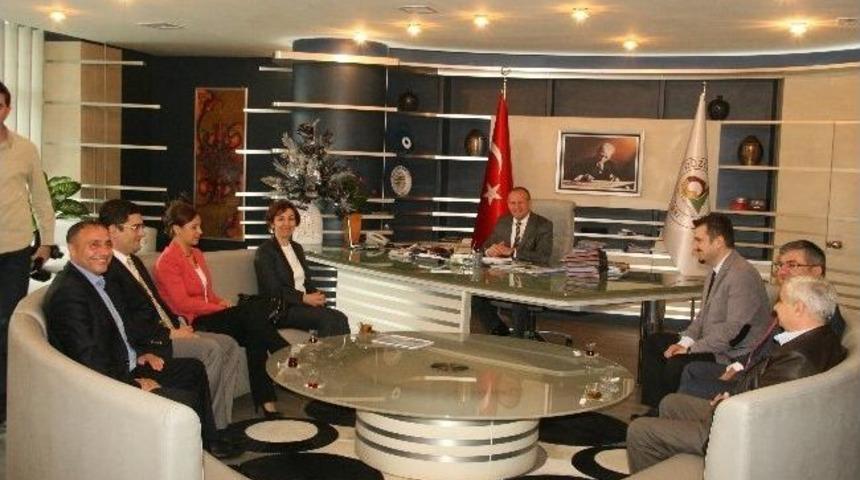 Teknopark Y&ouml;netiminden Başkan Keleş&rsquo;e Ziyaret
