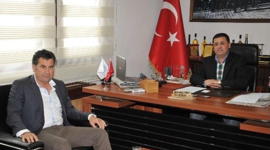 Başkan Kocadon&rsquo;dan Milas Başkanı Tokat&rsquo;a Hayırlı Olsun Ziyareti