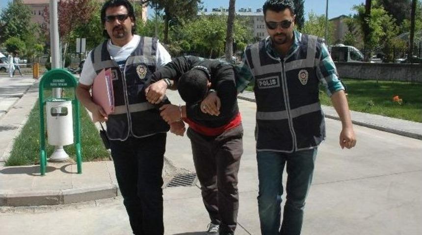 Adıyaman'da Sigara Hırsızı Adliyeye Sevk Edildi