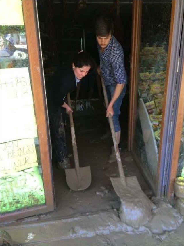 G&ouml;k&ccedil;eada da Koca S&uuml;r&uuml;den 2 Koyun Sağ Kaldı 3