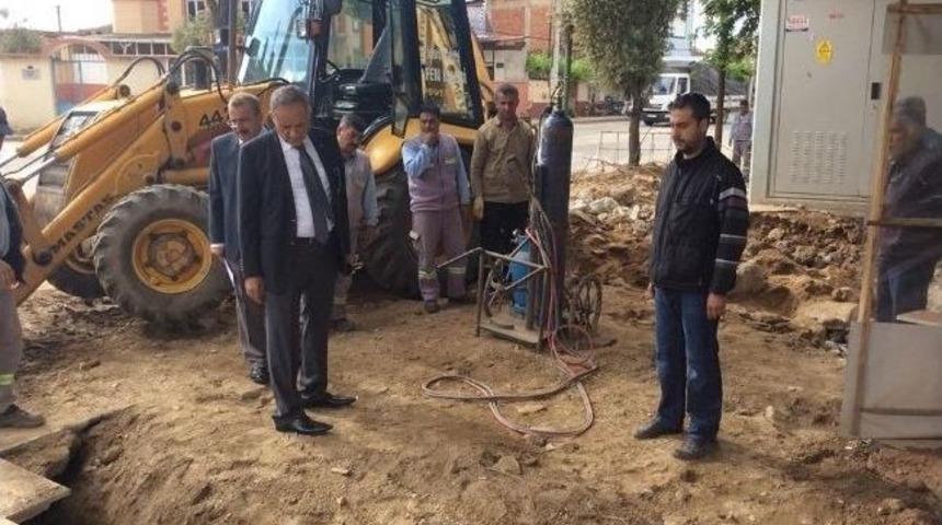 &Ouml;demiş'te Altyapı Ve Temizlik &Ccedil;alışmaları Tamgaz