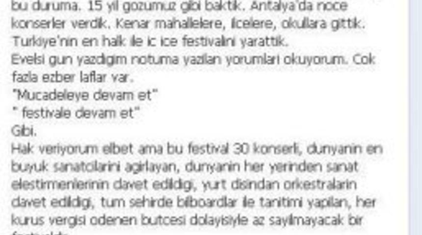 Fazıl Say: "antalya'da Konser Vermeye Devam Edeceğim"