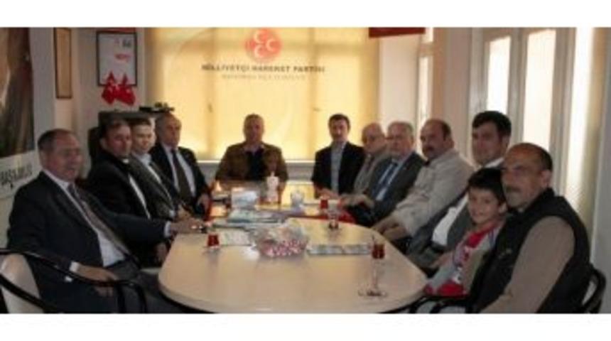 Mahalle Muhtarlarından Mhp'ye Ziyaret
