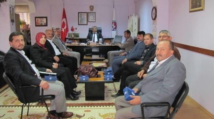 &Ouml;z Maden İş Ve Hizmet İş&rsquo;ten Başkan &Ccedil;alışkan'a "hayırlı Olsun" Ziyareti