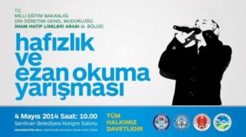 Sakarya&rsquo;da Hafızlık Ve Ezan Okuma Yarışması Yapılacak