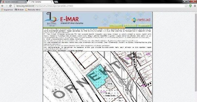 Bayraklı Belediyesinden E-imar Ve Kent Rehberi