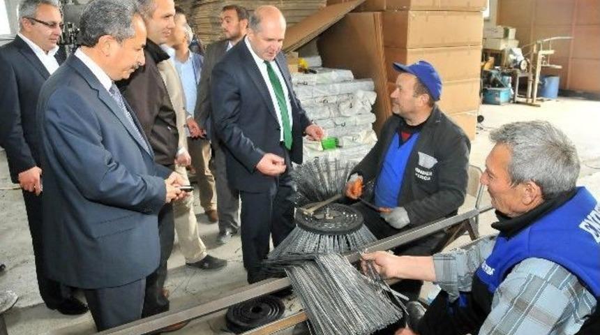 Baloğlu Ve Akkaya Akşehir Organize Sanayi B&ouml;lgesini Gezdi