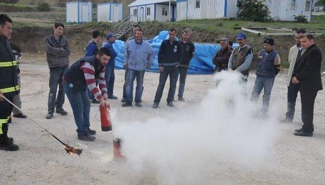 Fabrika Personeline Yangın Eğitimi