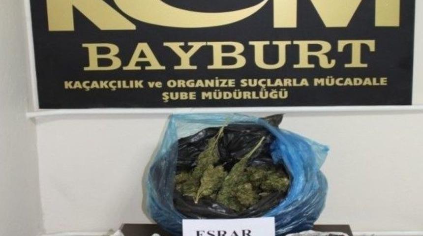 Bayburt&rsquo;ta Esrar Operasyonu