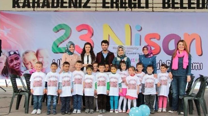 &Ouml;ğretmen Adayları Anaokulu &Ouml;ğrencilerini Eğlendirdi
