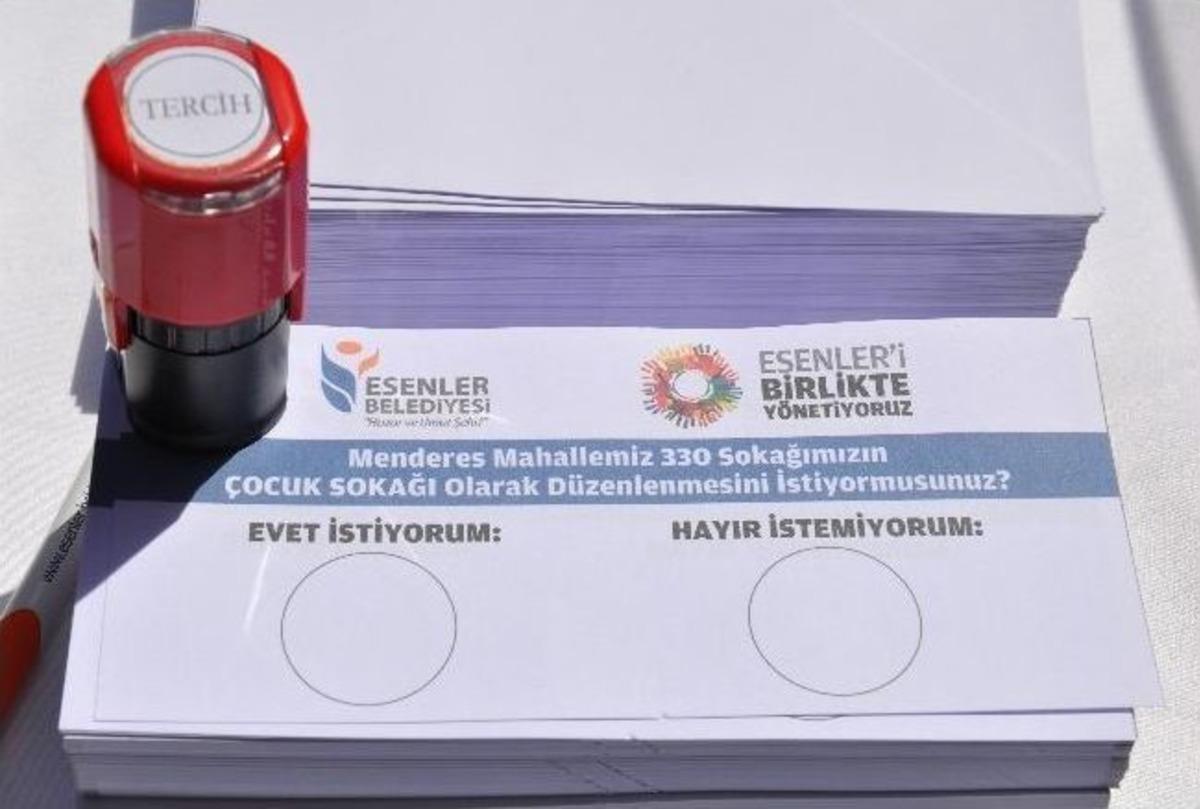 Esenler Halkı, "&ccedil;ocuk Sokağı" İ&ccedil;in Sandık Başında