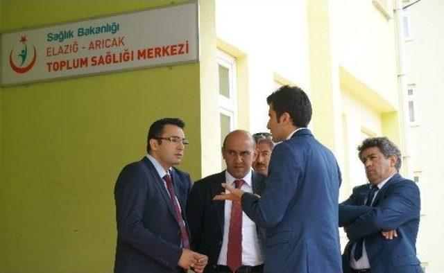 Elazığ Halk Sağlığı Yetkilileri Arıcak’ta