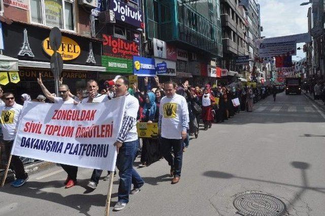 Zonguldak’ta Mısır'dakı İdam Kararları Protesto Edildi