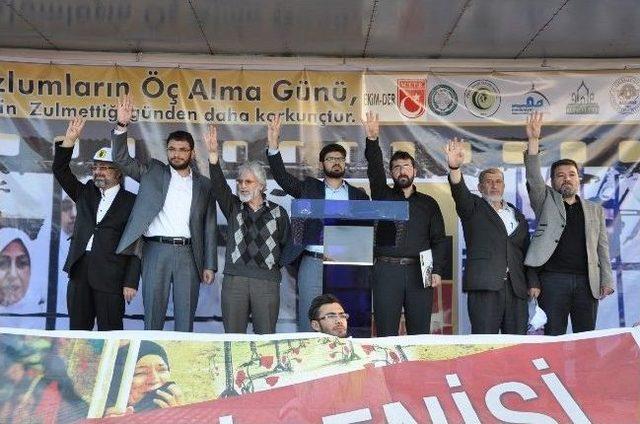 Konya, Mısır’daki İdam Kararlarına Protesto İçin Yürüdü